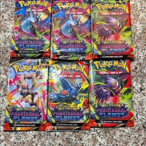Pokemon Phantasmal Flames Card Pack Set 6 PCs